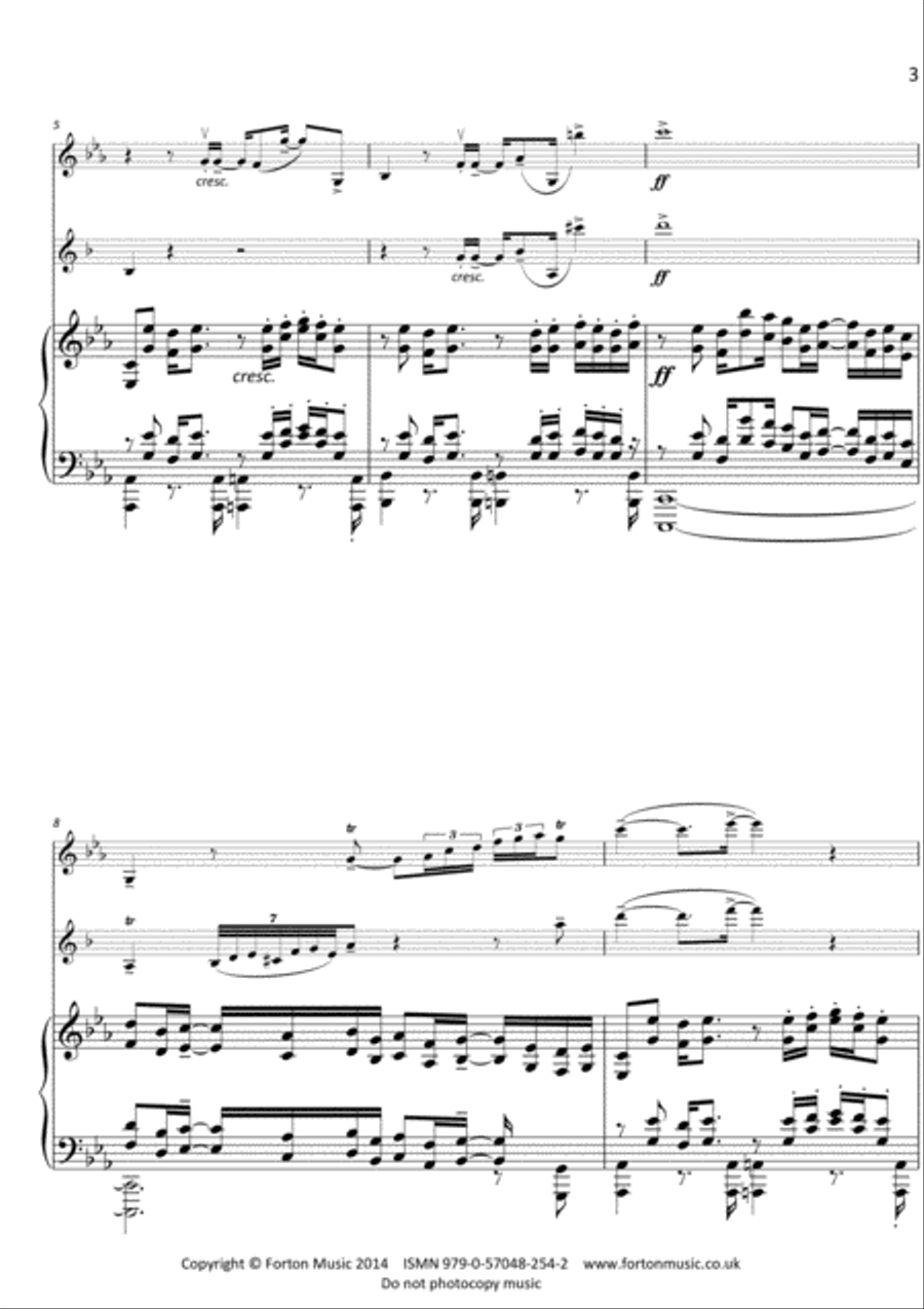 Tango per Tre Violin scores gallery preview page 3