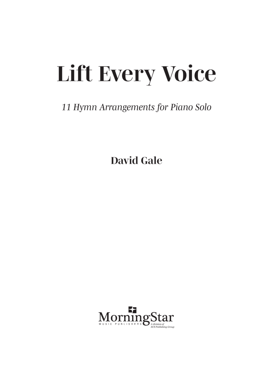 Lift Every Voice Piano Solo scores gallery preview page 1