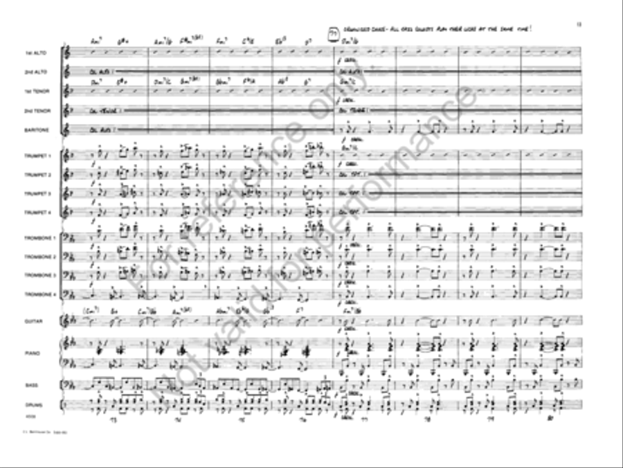 External Combustion Jazz Ensemble scores gallery preview page 12