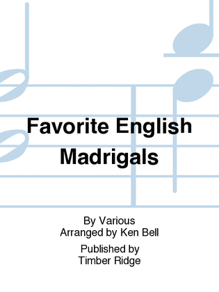 Favorite English Madrigals