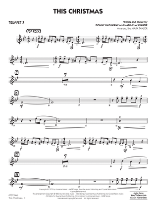 This Christmas (Key: Ab) (arr. Mark Taylor) - Trumpet 3