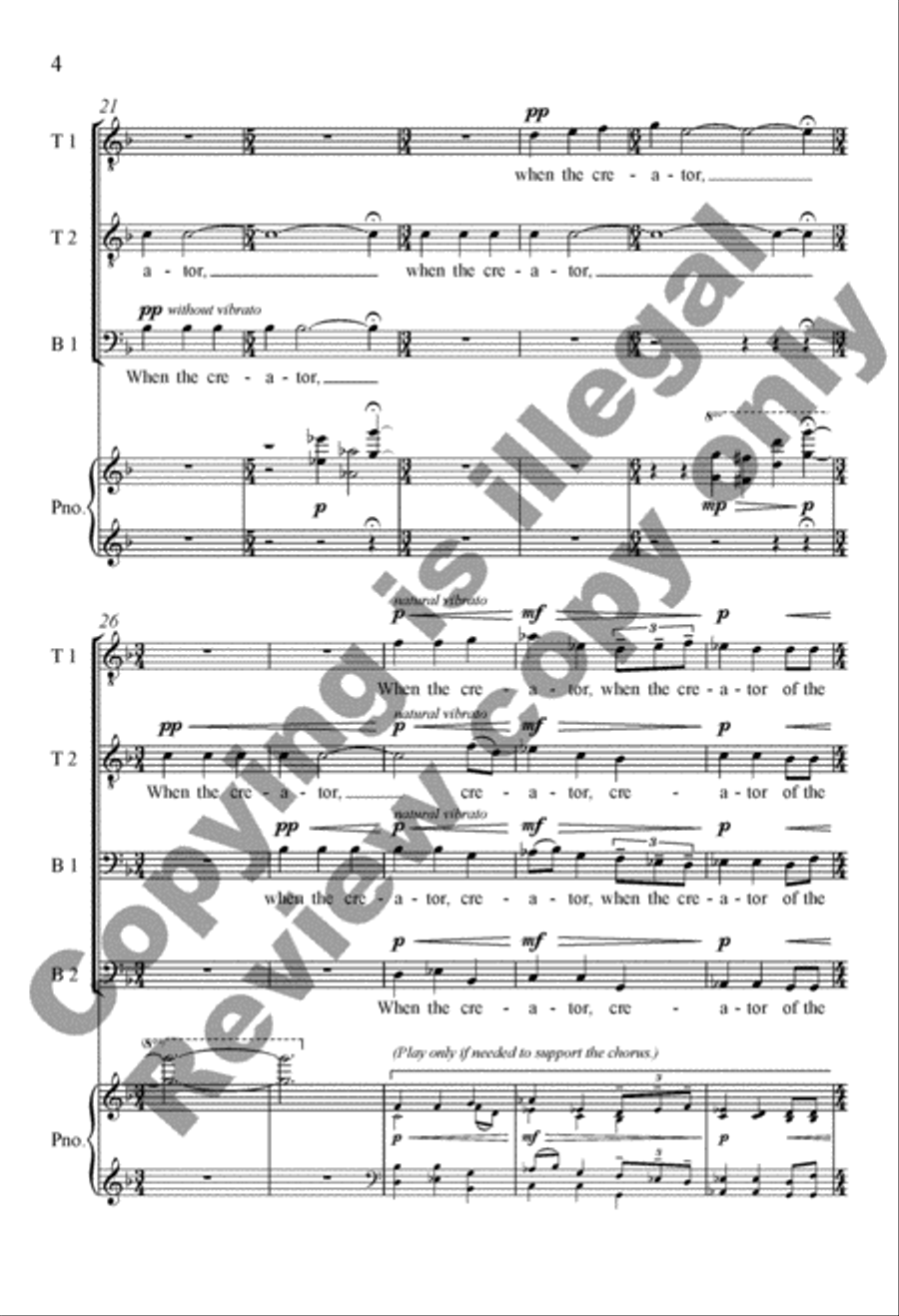 Stargazing TTBB scores gallery preview page 5