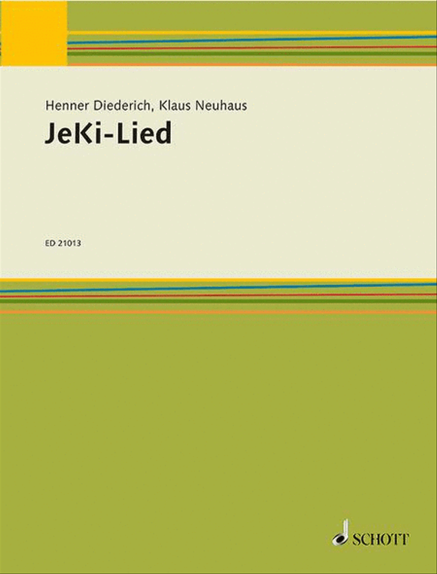 Jeki-Lied Children's Choir scores gallery preview page 1