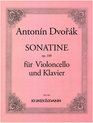 Book cover for Sonatine Op. 100 for cello and piano