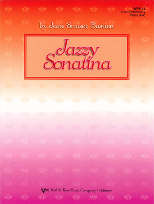 Book cover for Jazzy Sonatina