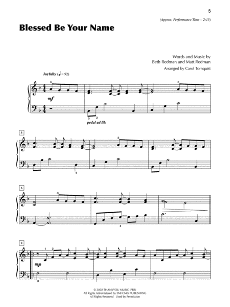 Popular Praise Popular Praise Easy Piano scores gallery preview page 3