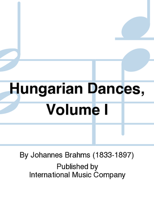 Book cover for Hungarian Dances, Volume I