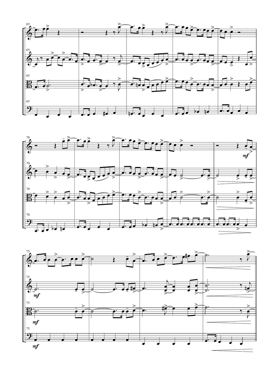 Waterloo String Quartet scores gallery preview page 6