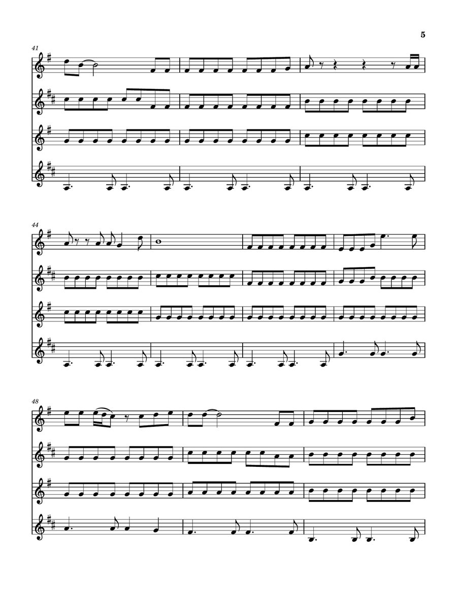 Medley: Wichita Lineman with By The Time I Get To Phoenix and Macarthur Park Saxophone Quartet scores gallery preview page 6