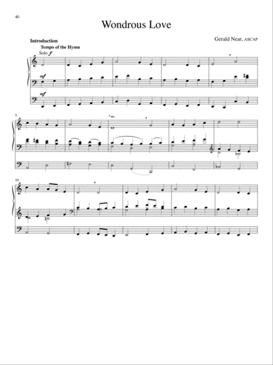 Laudes Domini: 10 Hymn Introductions and Harmonizations for Organ, Volume 1 Organ scores gallery preview page 12