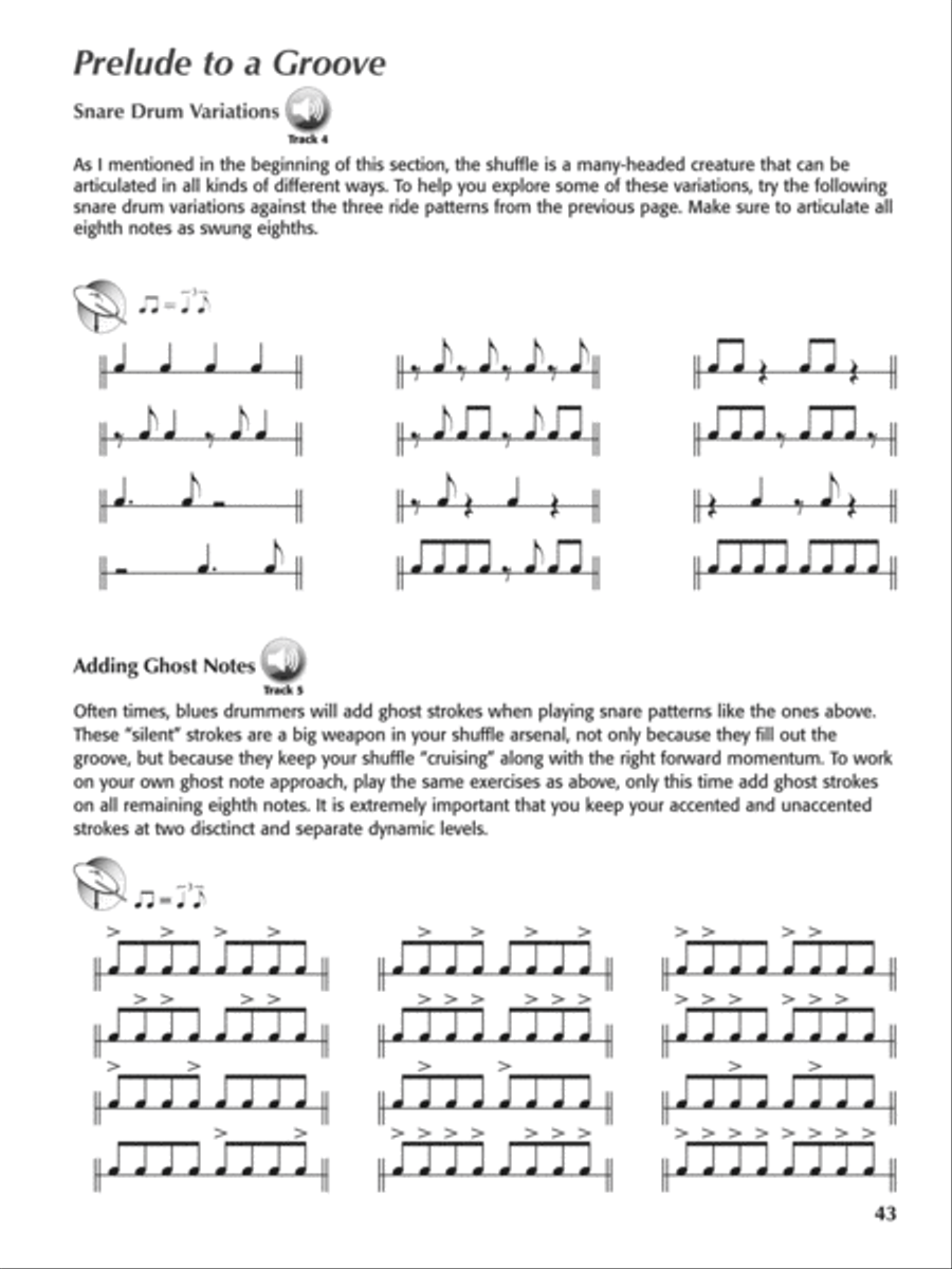 The Commandments of Early Rhythm and Blues Drumming Drum Set scores gallery preview page 5