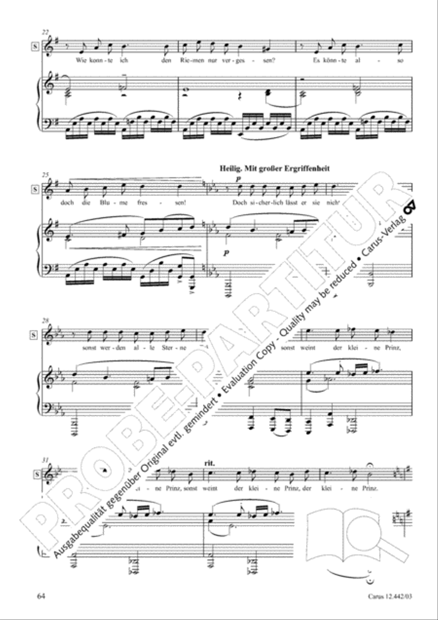 Der kleine Prinz 3-Part scores gallery preview page 66