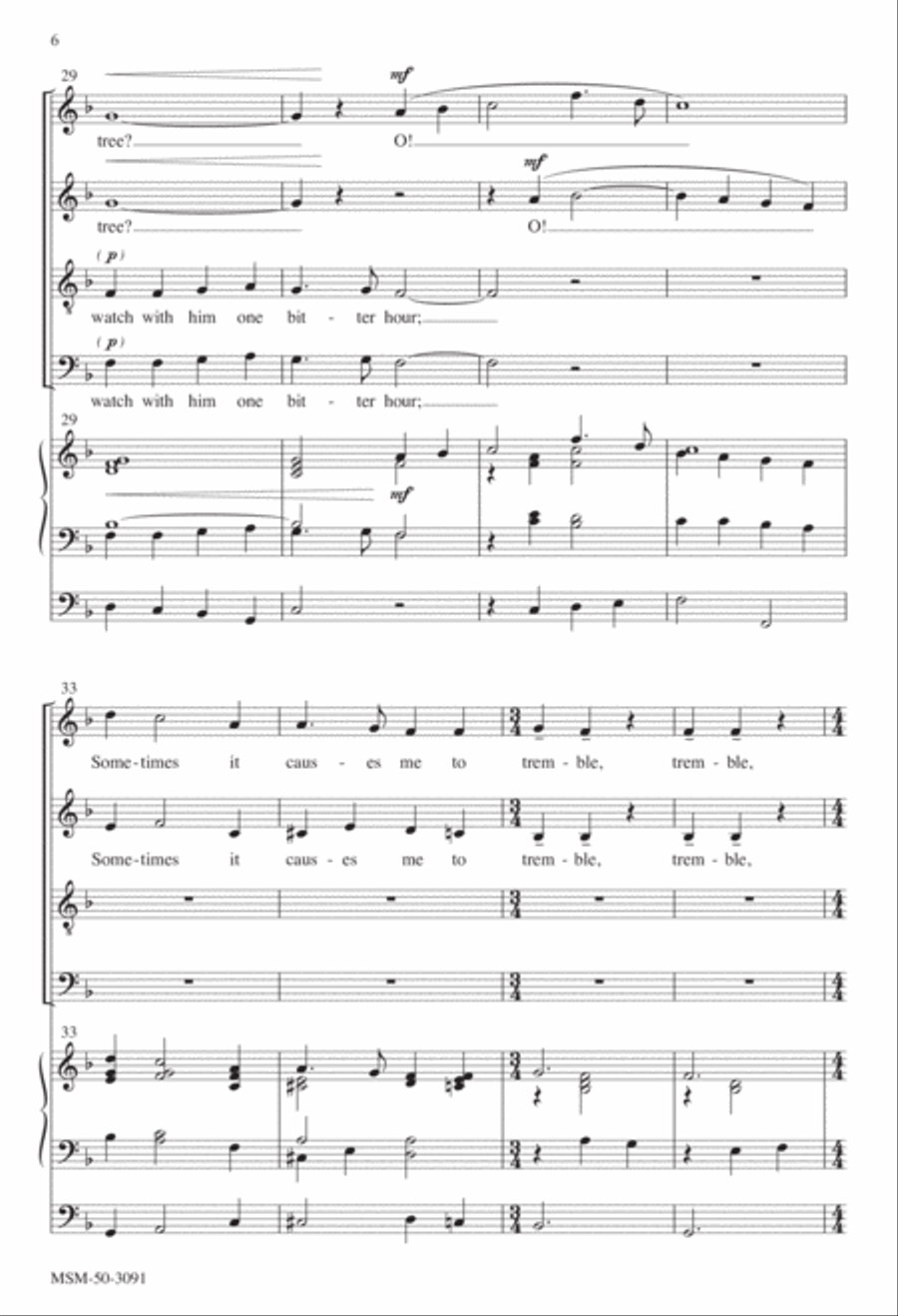 Lenten Meditation Lenten Meditation 4-Part scores gallery preview page 6