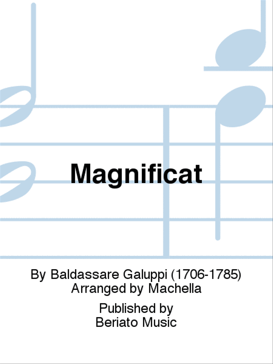 Magnificat Mixed Choir scores gallery preview page 1