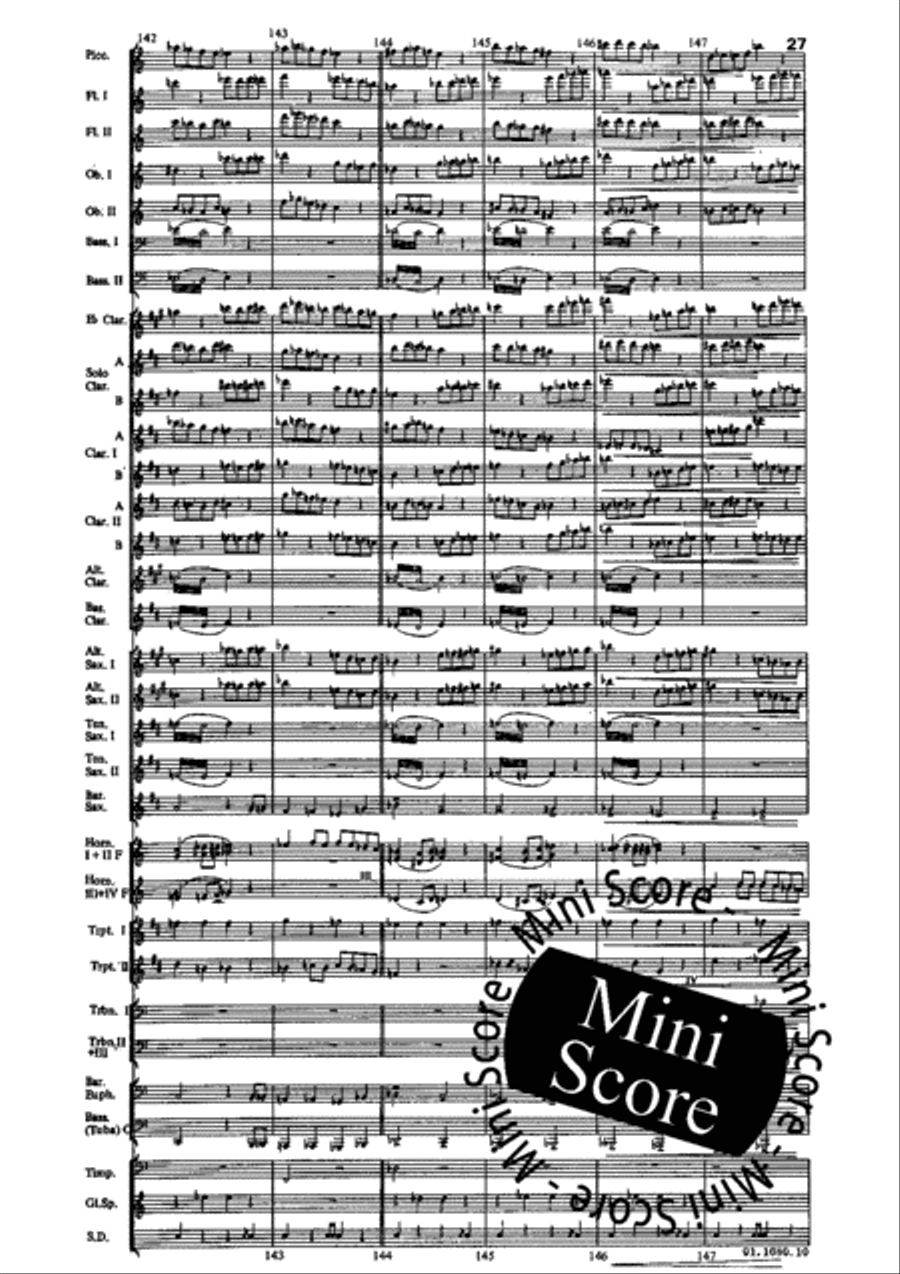 Geschwind Marsch by Beethoven Concert Band scores gallery preview page 31