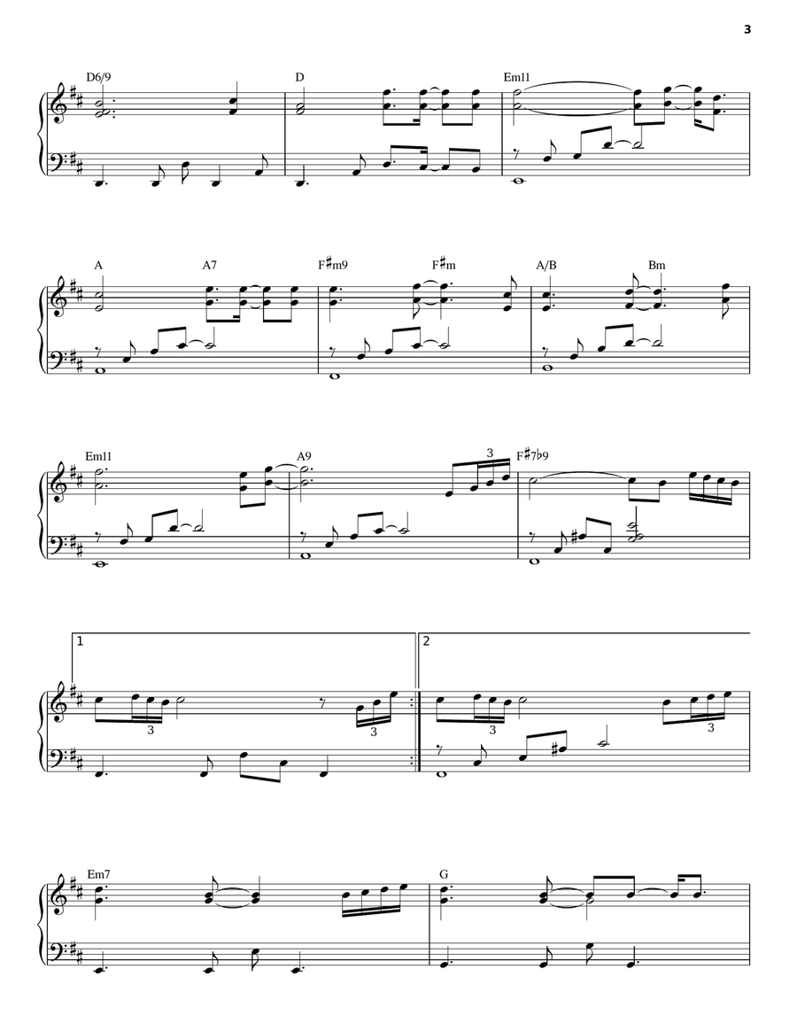 Moments Without Time Moments Without Time Piano, Vocal, Guitar scores gallery preview page 3