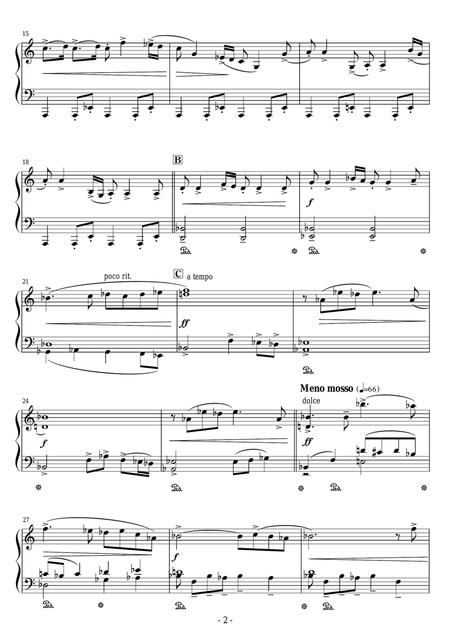 Ben Hur Theme Easy Piano scores gallery preview page 2