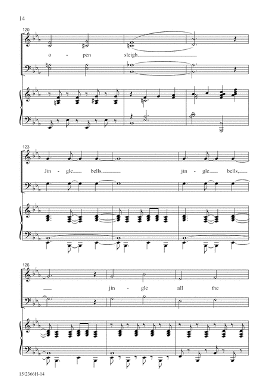 A Family Christmas Spectacular 4-Part scores gallery preview page 15