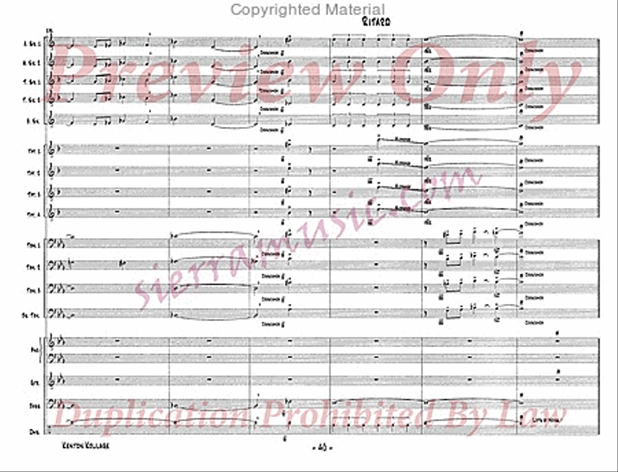 Kenton Kollage Kenton Kollage Big Band scores gallery preview page 41