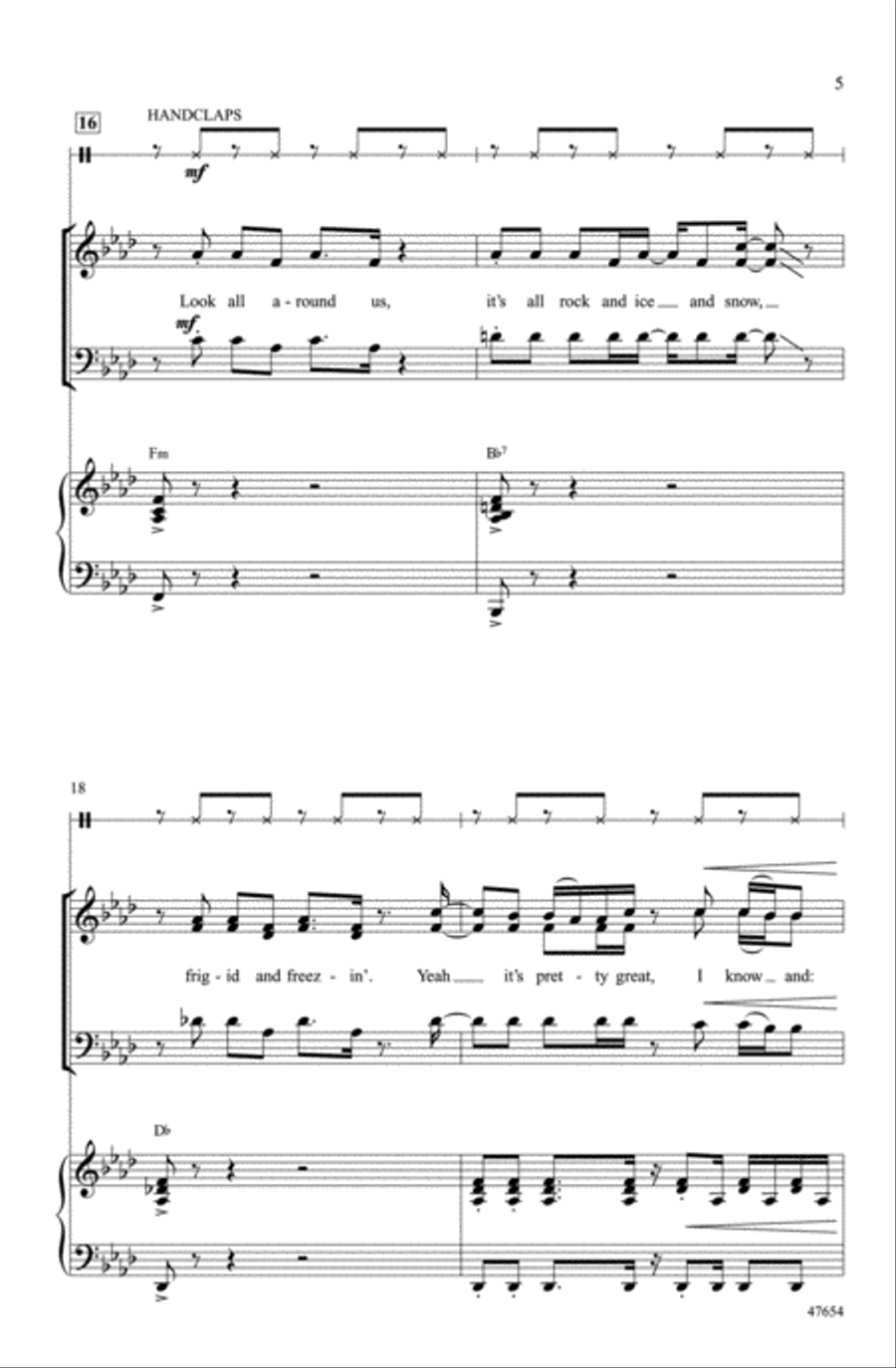 Perfection Choir scores gallery preview page 4