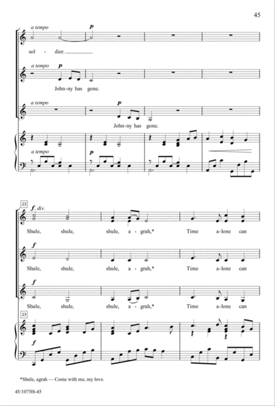 In Concert! for SSA SSA scores gallery preview page 47