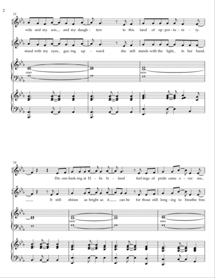 She Stands For Me 3-Part scores gallery preview page 2