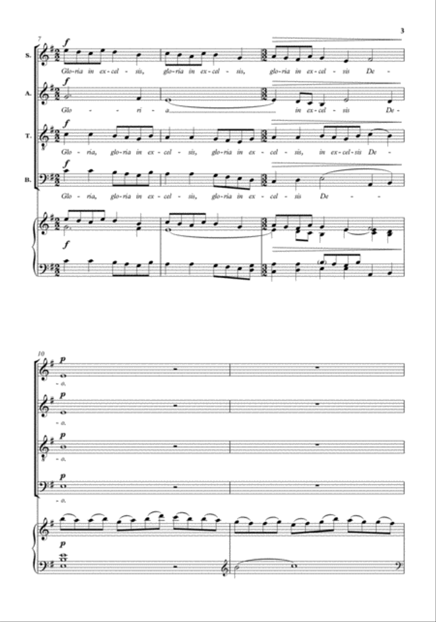 Shepherds, guarding your flocks 4-Part scores gallery preview page 3