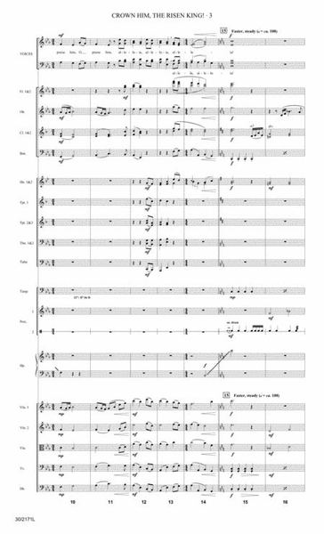 Crown Him, the Risen King! - Full Orchestra Score/Parts