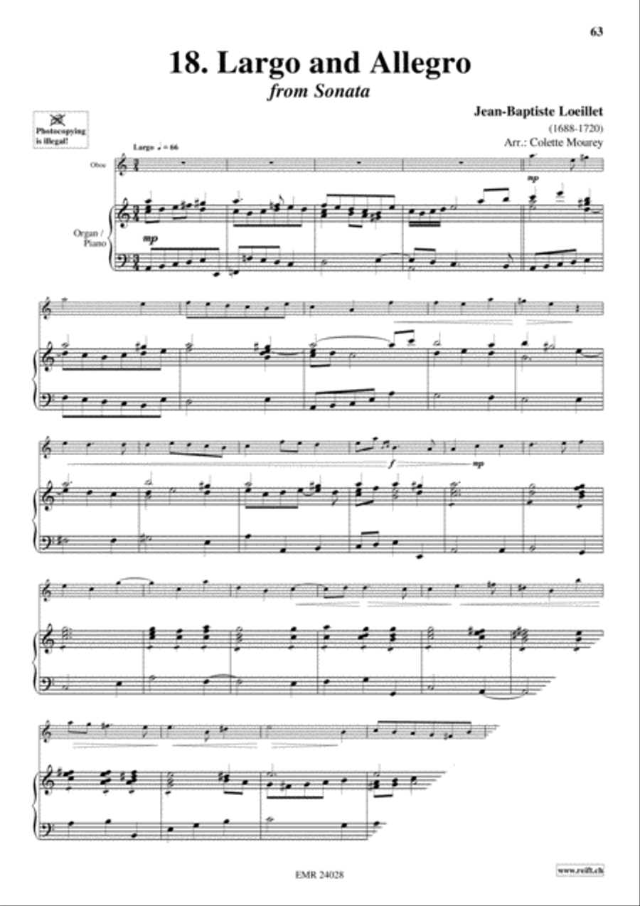 40 Greatest Baroque Hits Volume 1 Organ scores gallery preview page 20