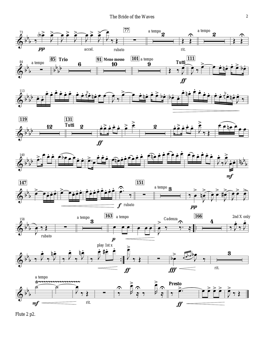 Bride Of The Waves Concert Band scores gallery preview page 6