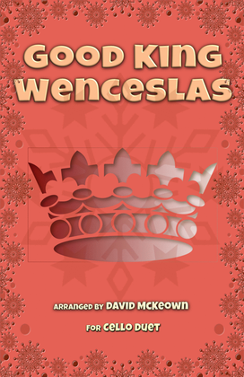 Book cover for Good King Wenceslas, Jazz Style, for Cello Duet