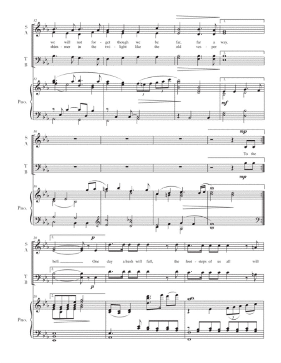 The Halls Of Ivy 4-Part scores gallery preview page 3