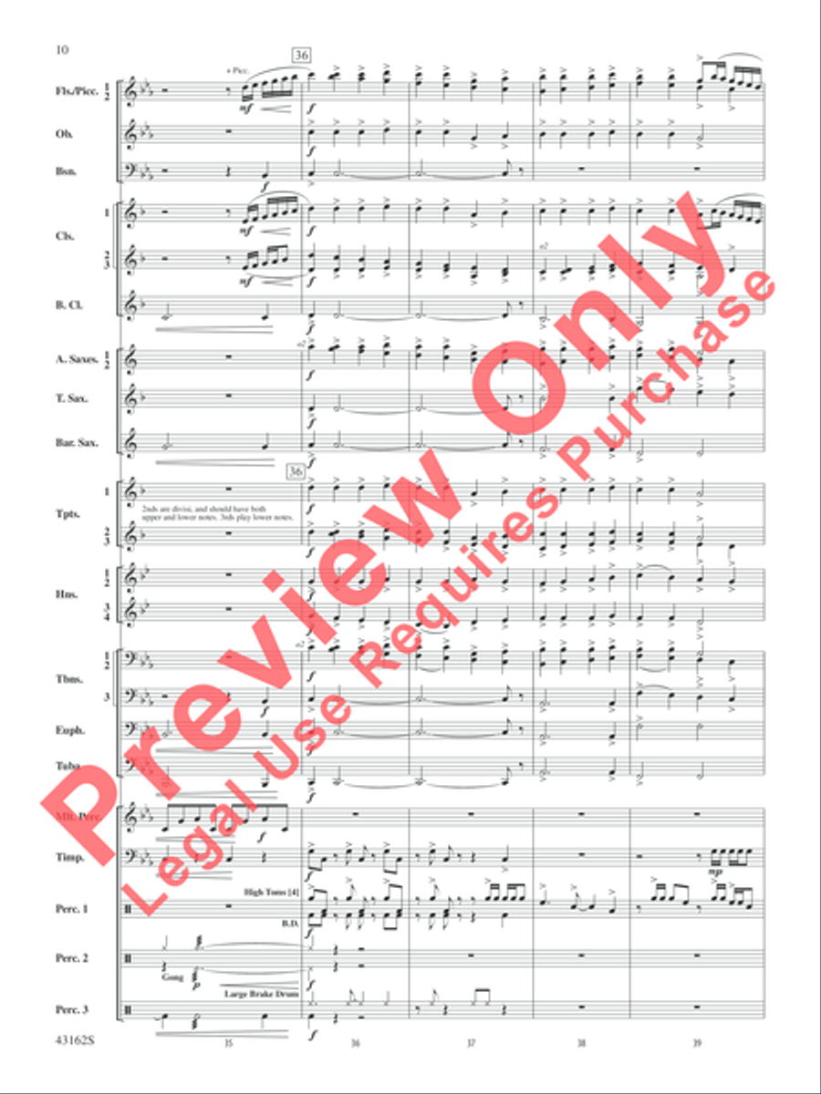 Appalachian Dreams Appalachian Dreams Concert Band scores gallery preview page 11