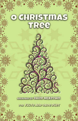 O Christmas Tree, (O Tannenbaum), Jazz style, for Flute and Oboe Duet