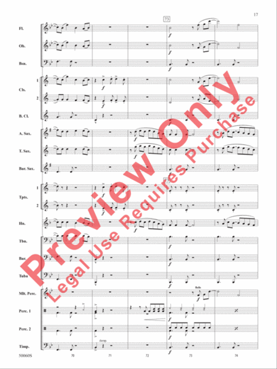 Made You Look Made You Look Concert Band scores gallery preview page 18