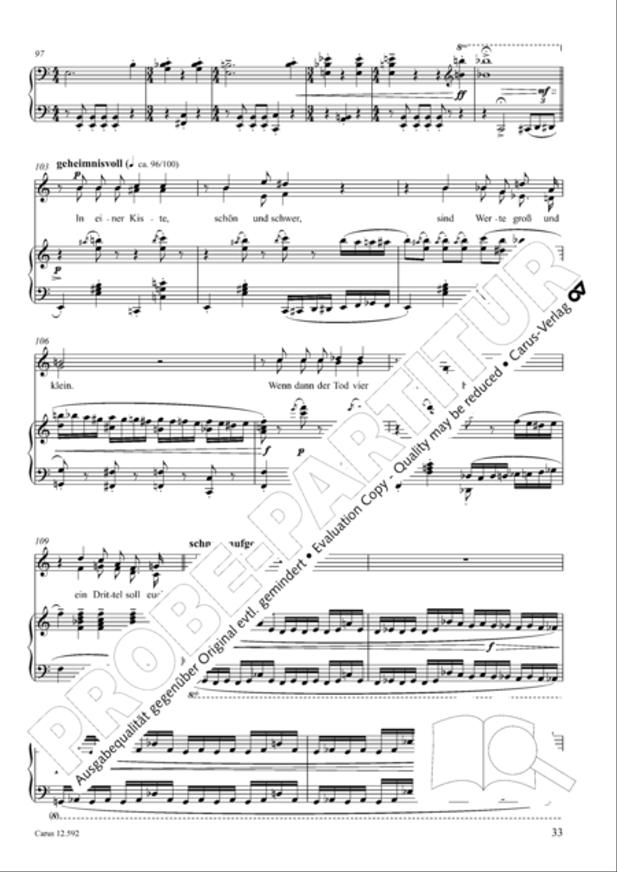 Eulenspiegeleien op. 146. Drei Eulenspiegelszenen Collection / Songbook scores gallery preview page 34