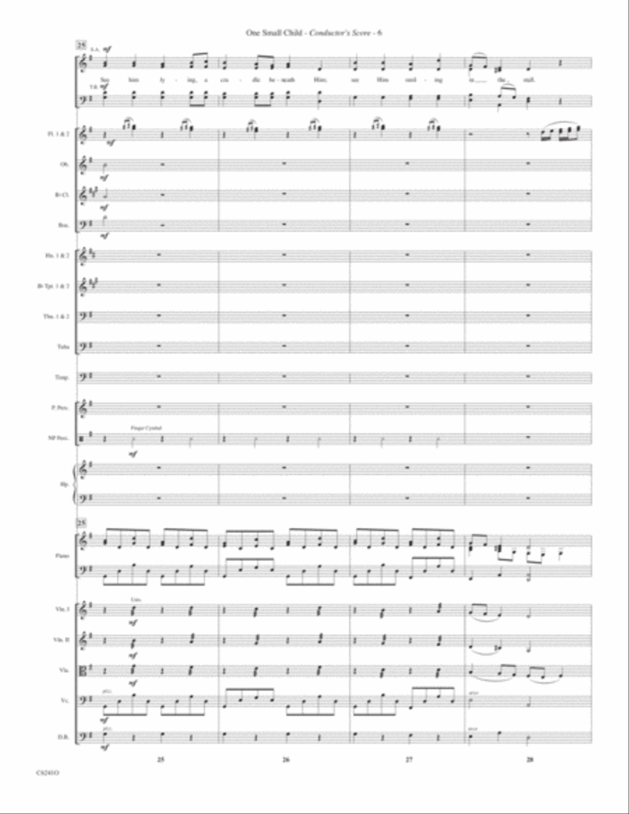 One Small Child Choir scores gallery preview page 7