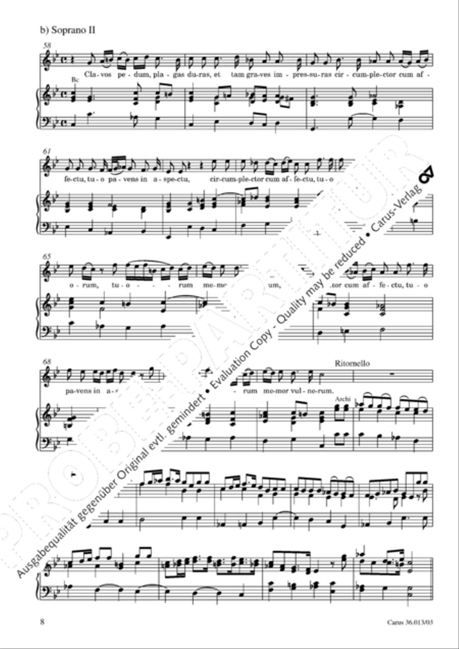 Membra Jesu nostri SSATB scores gallery preview page 9