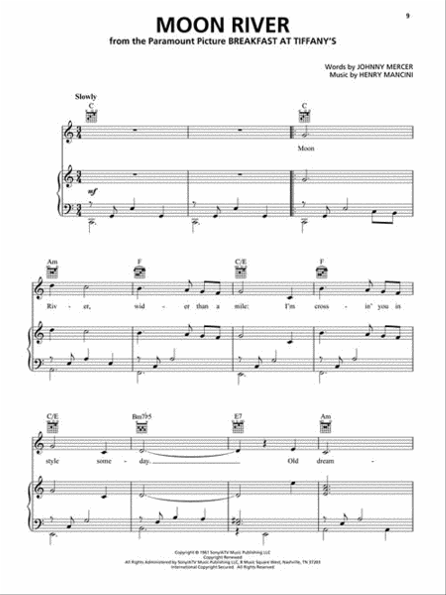 Favorite Standards Piano, Vocal, Guitar scores gallery preview page 4
