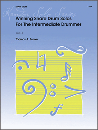 Book cover for Winning Snare Drum Solos For The Intermediate Drummer