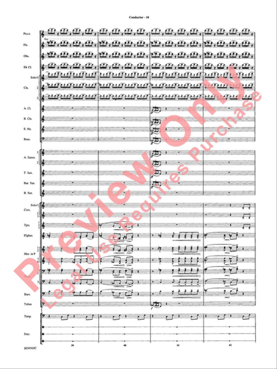 Jericho Concert Band scores gallery preview page 15
