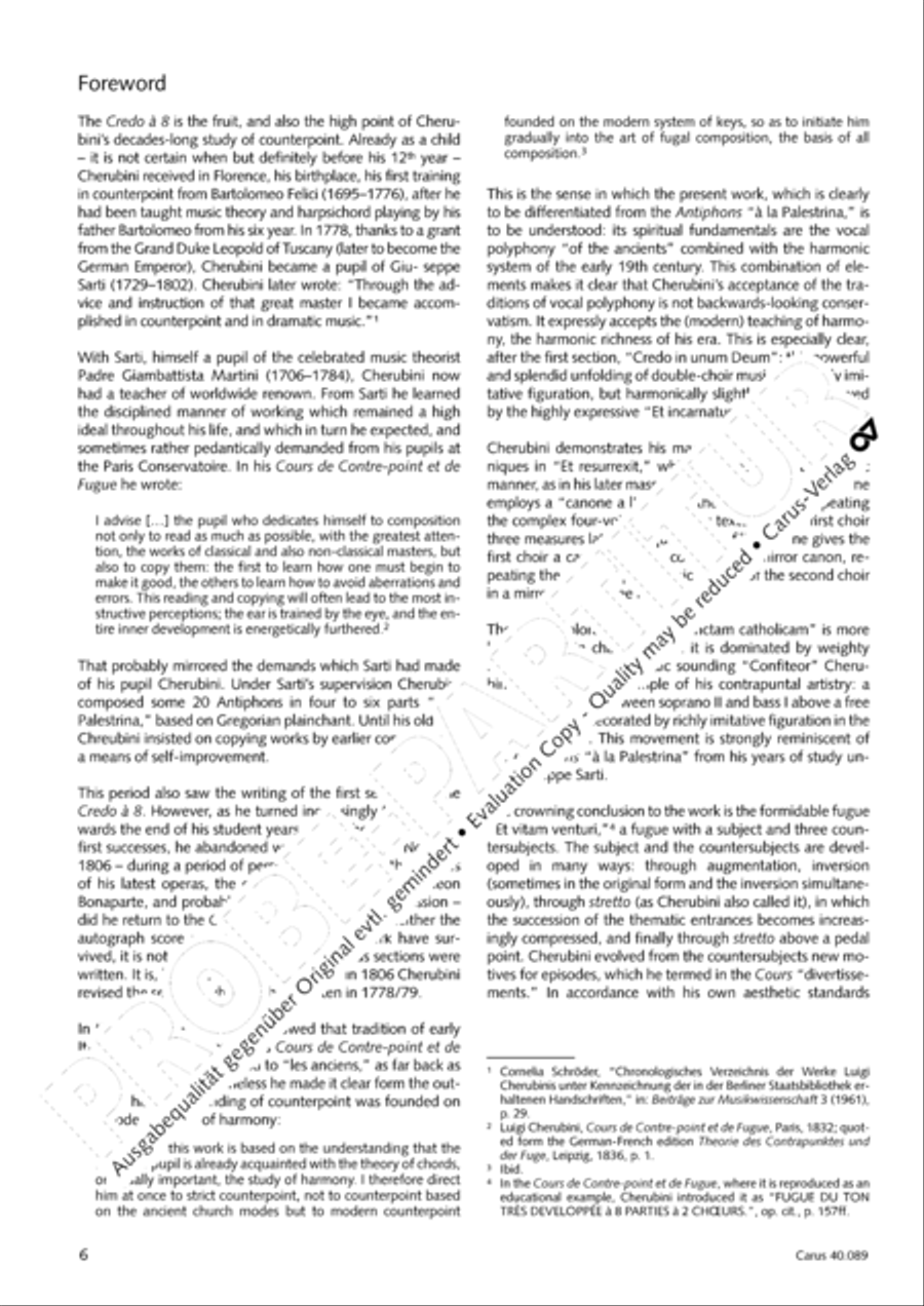 Credo a 8 voci 4-Part scores gallery preview page 7