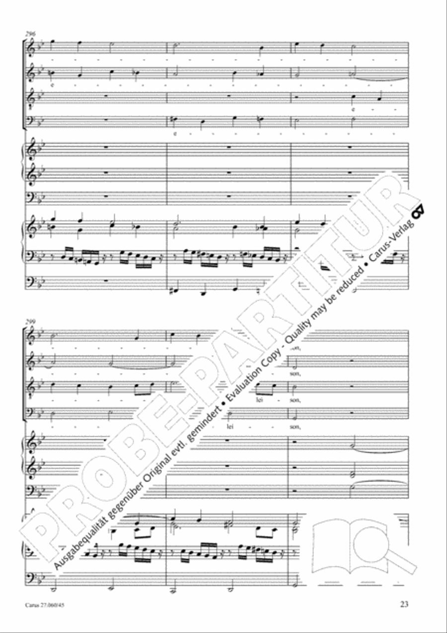 Messe a quatre voix 4-Part scores gallery preview page 24