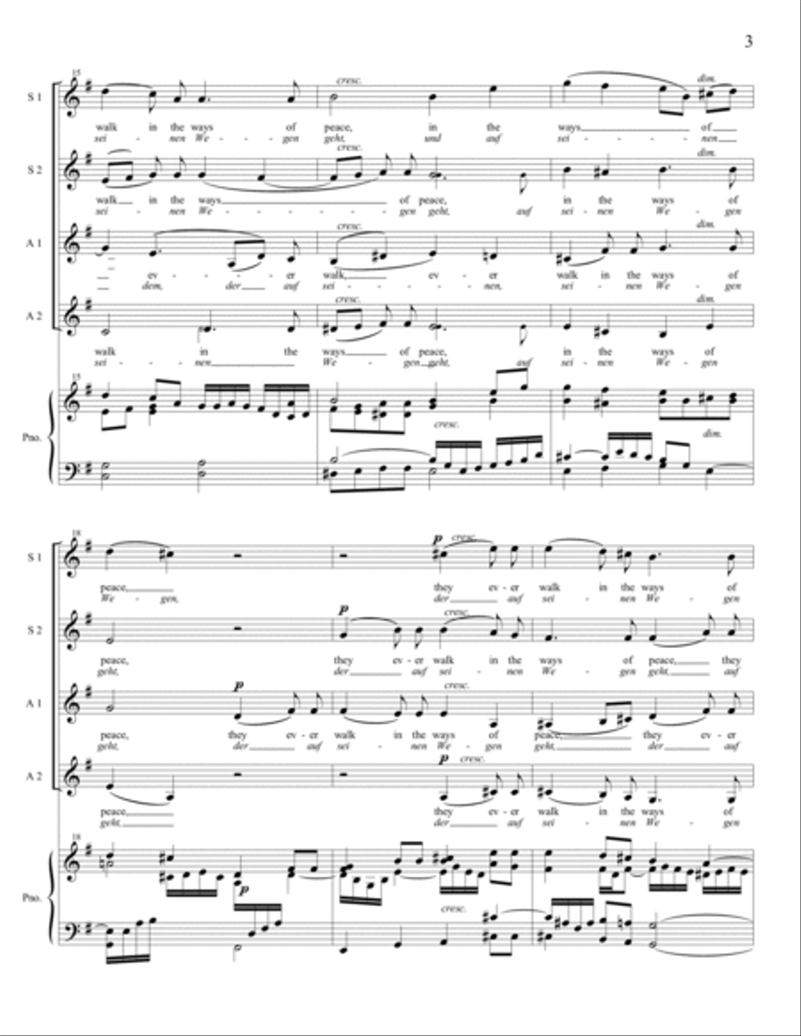 Blessed Are the Men Who Fear Him (SSAA) SSAA scores gallery preview page 3