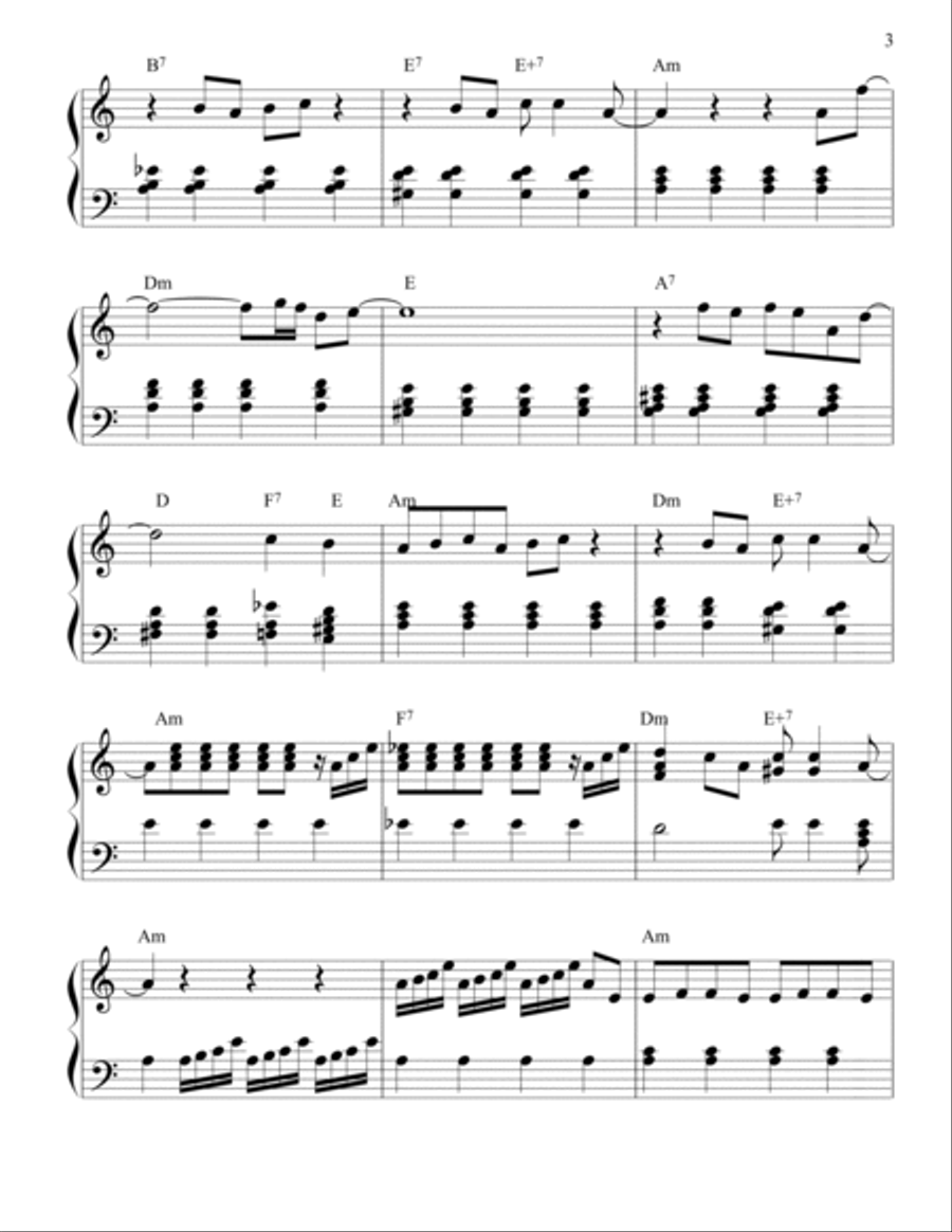Money, Money, Money Piano Solo scores gallery preview page 3