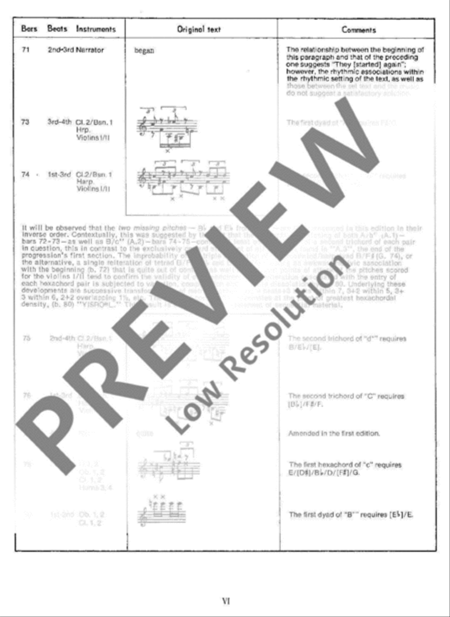 A Survivor from Warsaw Men's Choir scores gallery preview page 13