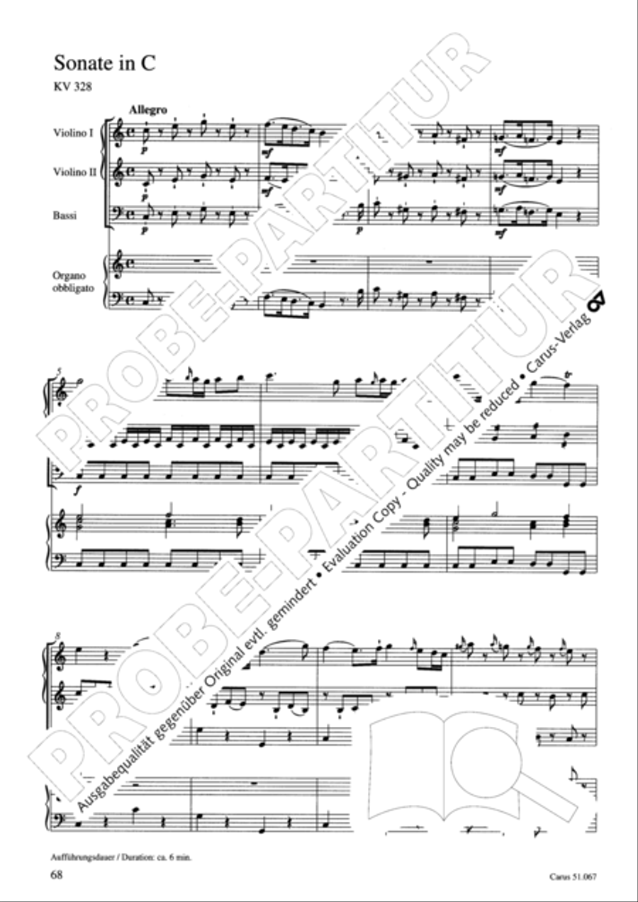 Church Sonatas Church Sonatas Collection / Songbook scores gallery preview page 69