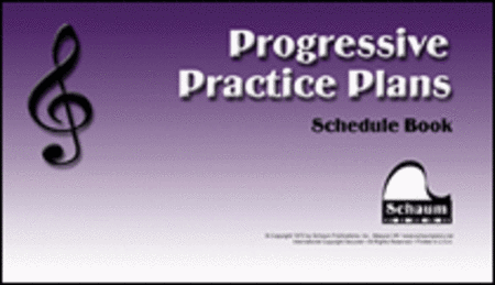 Progressive Practice Plans - Schedule Book