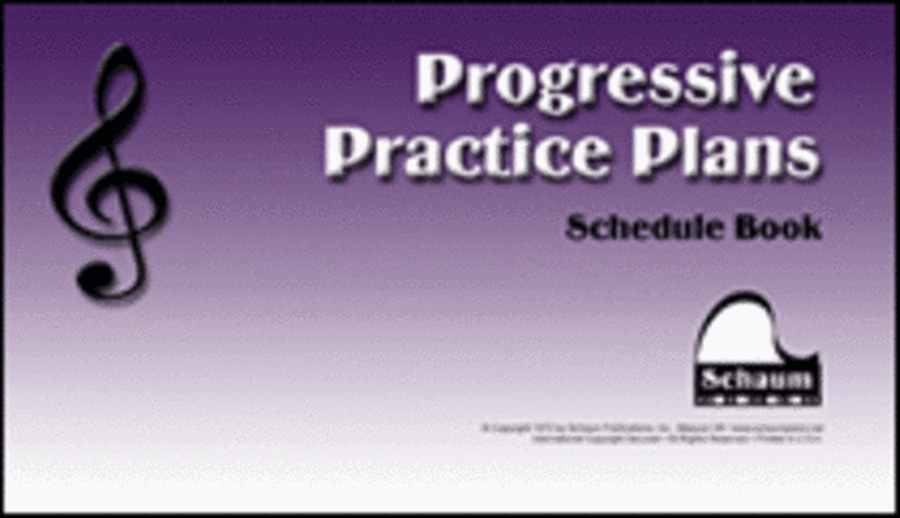 Progressive Practice Plans - Schedule Book