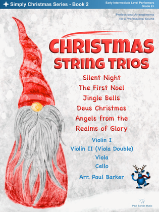 Book cover for Christmas String Trios - Book 2
